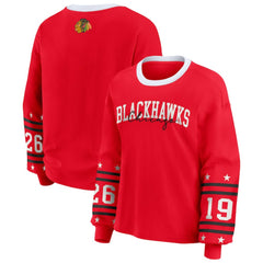 Chicago Blackhawks WEAR by Erin Andrews Women's Long-Sleeve Sport T-Shirt - NHL T-shirts