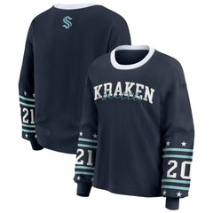 Seattle Kraken WEAR by Erin Andrews Women's Long-Sleeve Sport T-Shirt - NHL T-shirts
