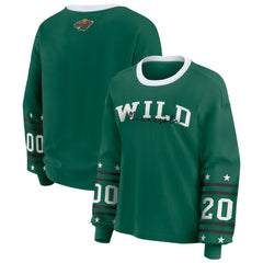 Minnesota Wild WEAR by Erin Andrews Women's Long-Sleeve Sport T-Shirt - NHL T-shirts