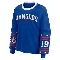 New York Rangers WEAR by Erin Andrews Women's Long-Sleeve Sport T-Shirt - NHL T-shirts