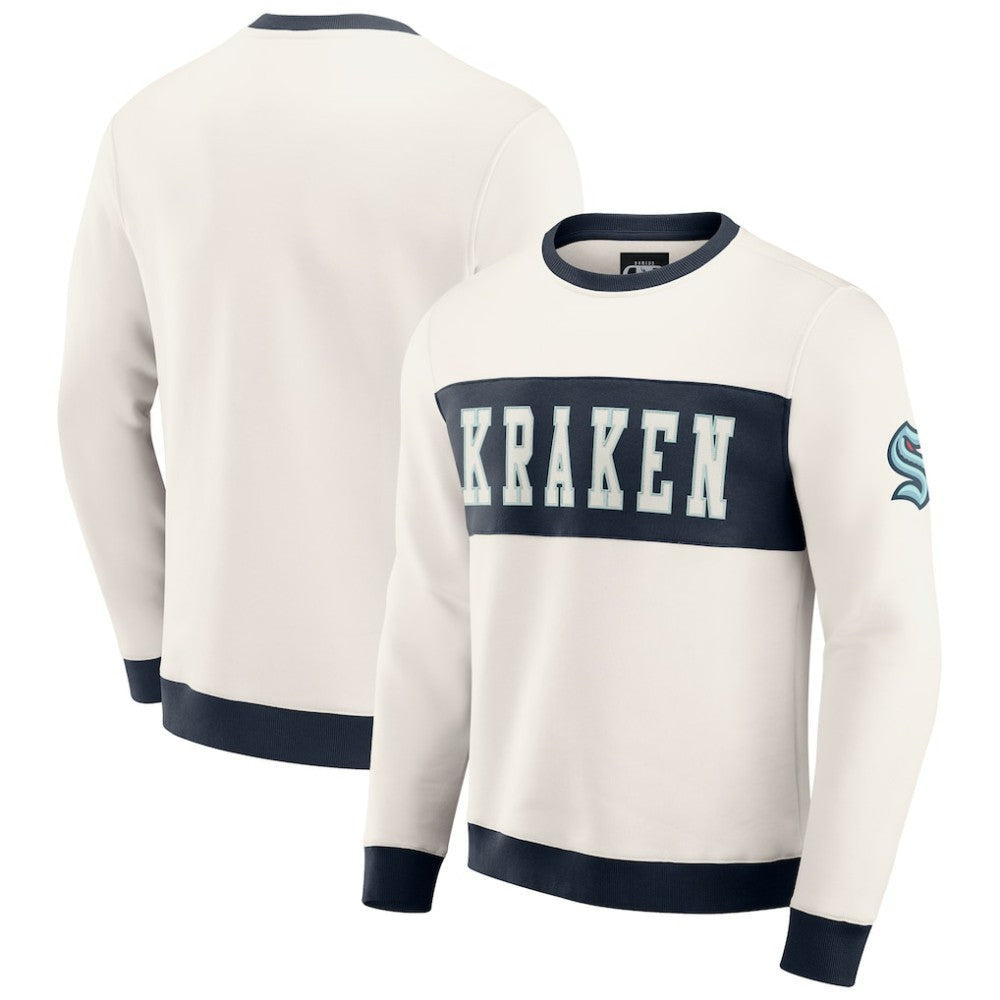 Seattle Kraken Darius Rucker Collection by Fanatics Colorblock Pullover Sweatshirt - NHL Sweatshirts
