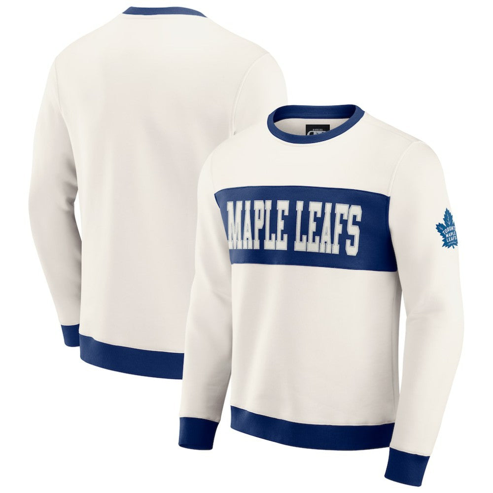 Toronto Maple Leafs Darius Rucker Collection by Fanatics Colorblock Pullover Sweatshirt - NHL Sweatshirts
