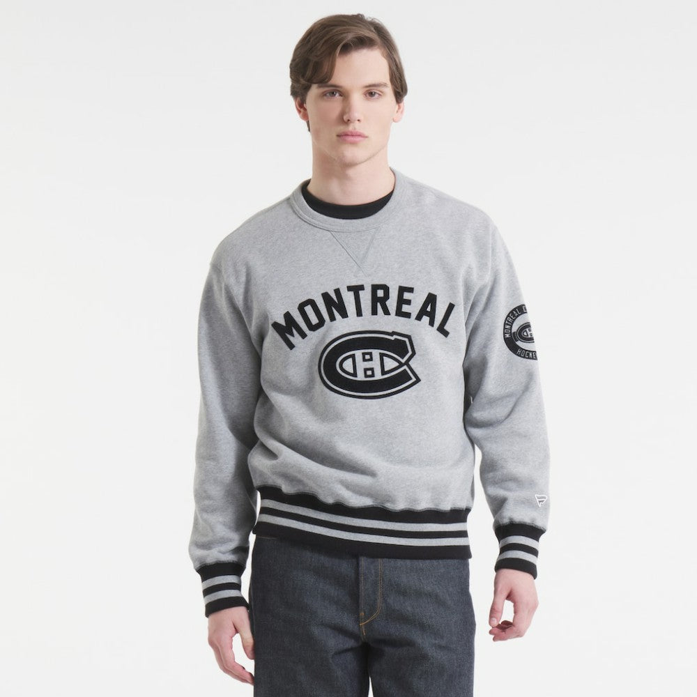 Montreal Canadiens Todd Snyder by Fanatics Relaxed Canadian Fleece Crew - NHL