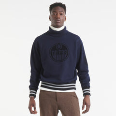 Edmonton Oilers Todd Snyder by Fanatics Relaxed Canadian Fleece Turtleneck - NHL