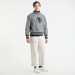 Chicago Blackhawks Todd Snyder by Fanatics Relaxed Canadian Fleece Turtleneck - NHL