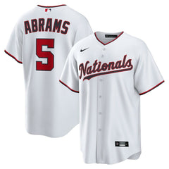 CJ Abrams Washington Nationals Nike Home Replica Jersey - MLB Jerseys