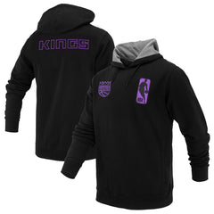 Black Sacramento Kings FISLL Unisex Logoman Shadow Collection Pullover Hoodie | NBA