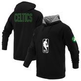 Black Boston Celtics FISLL Unisex Logoman Shadow Collection Pullover Hoodie | NBA