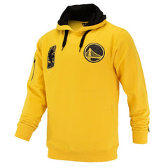 Gold Golden State Warriors FISLL Unisex Logoman Shadow Collection Pullover Hoodie sale | NBA