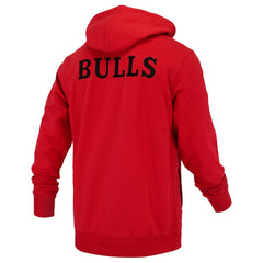 Red Chicago Bulls FISLL Unisex Logoman Shadow Collection Pullover Hoodie | NBA