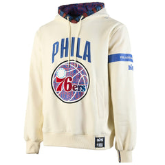 Philadelphia 76ers NBA x Two Hype Culture & Hoops Collection Premium Pullover Hoodie - Cream sale | NBA