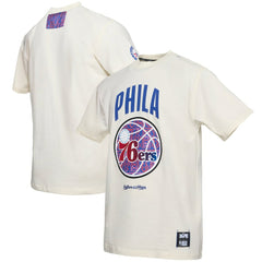 Cream Philadelphia 76ers NBA x Two Hype Culture & Hoops Collection Premium T-Shirt - Cream online | NBA