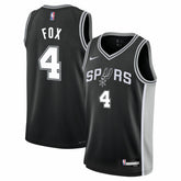 Black De'Aaron Fox San Antonio Spurs Youth Swingman Jersey | NBA