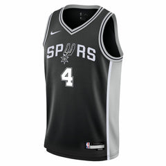 Black De'Aaron Fox San Antonio Spurs Youth Swingman Jersey | NBA