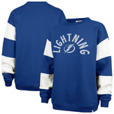 Tampa Bay Lightning '47 Women's Eephus Barred Pullover Sweatshirt - NHL Sweatshirts