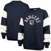 New York Rangers '47 Women's Eephus Barred Pullover Sweatshirt - NHL Sweatshirts