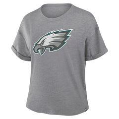 Philadelphia Eagles Women's Tribute Tri-Blend Boxy T-Shirt | NFL Near me