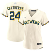 William Contreras Milwaukee Brewers Nike Women's Home Replica Jersey - MLB Jerseys