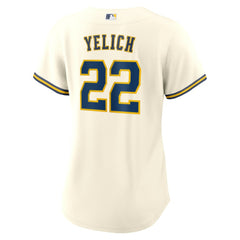 Christian Yelich Milwaukee Brewers Nike Women's Home Replica Jersey - MLB Jerseys