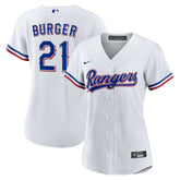 Jake Burger Texas Rangers Nike Women's Home Replica Jersey - MLB Jerseys