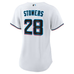 Kyle Stowers Miami Marlins Nike Women's Home Replica Jersey - MLB Jerseys