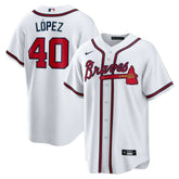 Reynaldo Lopez Atlanta Braves Nike Home Replica Jersey - MLB Jerseys