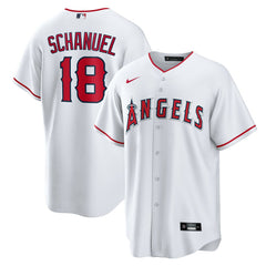 Nolan Schanuel Los Angeles Angels Nike Home Replica Jersey - MLB Jerseys