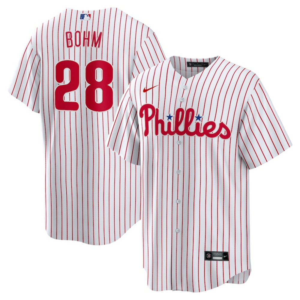 Alec Bohm Philadelphia Phillies Nike Home Replica Jersey - MLB Jerseys