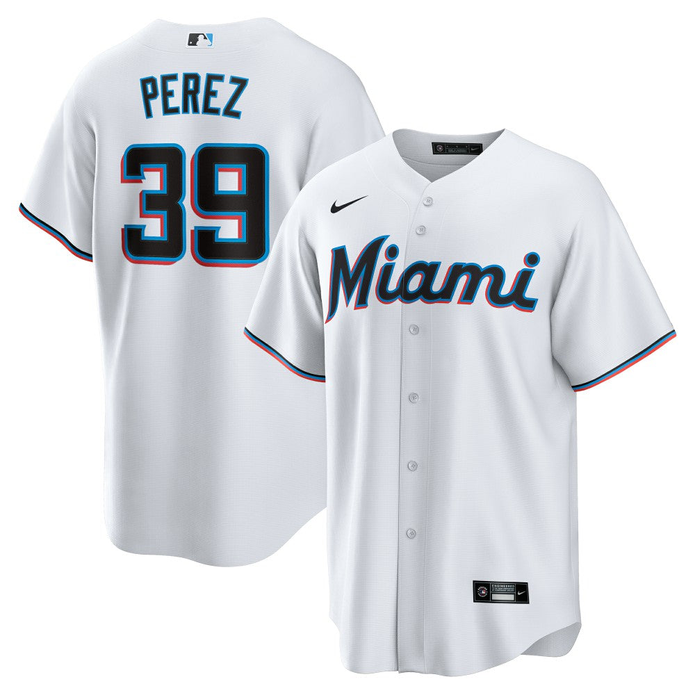 Eury Perez Miami Marlins Nike Home Replica Jersey - MLB Jerseys