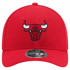 Red Chicago Bulls 9FORTY Stock M-Crown Adjustable Hat | NBA