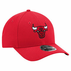 Red Chicago Bulls 9FORTY Stock M-Crown Adjustable Hat | NBA