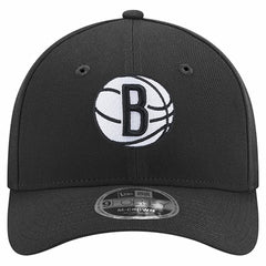 Black Brooklyn Nets 9FORTY Stock M-Crown Adjustable Hat | NBA