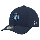 Navy Minnesota Timberwolves 9FORTY Stock M-Crown Adjustable Hat | NBA