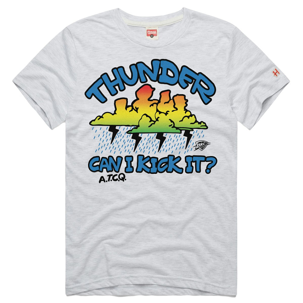 Ash Oklahoma City Thunder Homage A Tribe Called Quest x NBA Can I Kick It? Tri-Blend T-Shirt | NBA