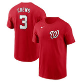 Dylan Crews Washington Nationals Nike Fuse Name & Number T-Shirt - MLB T-shirts
