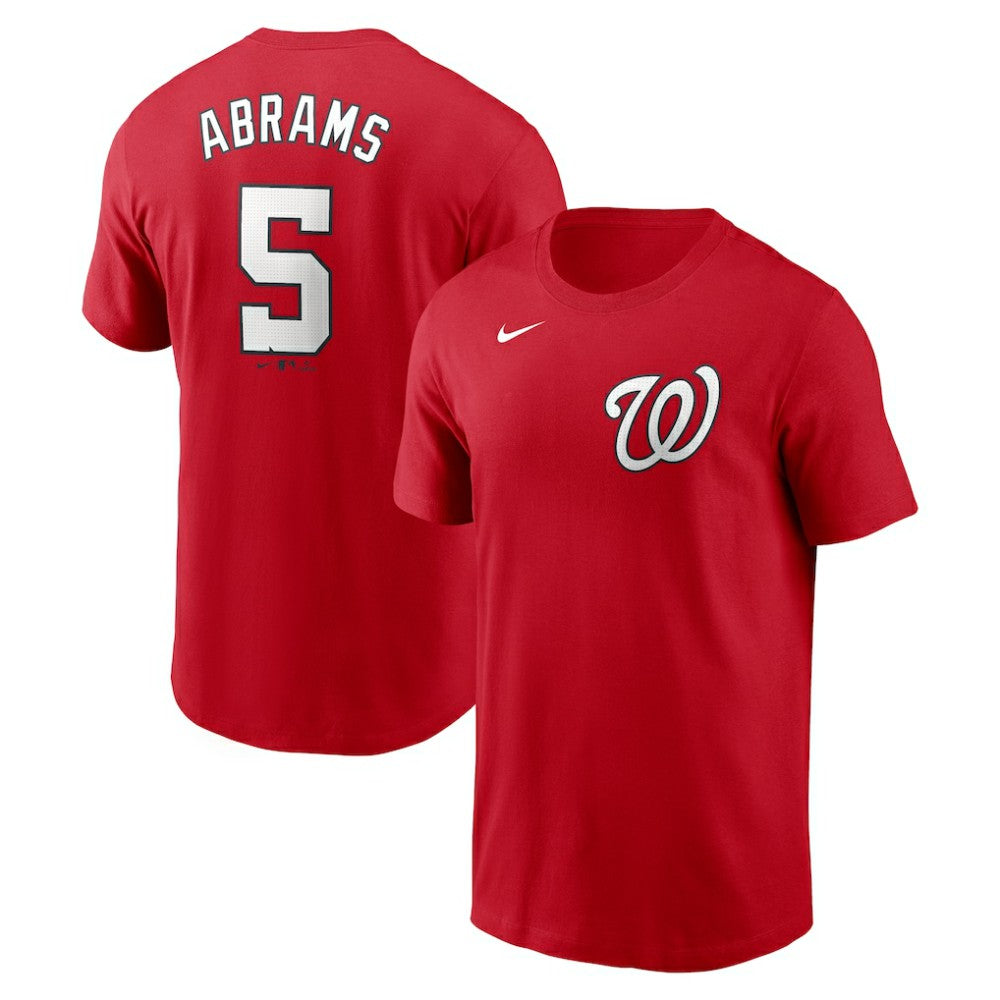 CJ Abrams Washington Nationals Nike Fuse Name & Number T-Shirt - MLB T-shirts