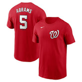 CJ Abrams Washington Nationals Nike Fuse Name & Number T-Shirt - MLB T-shirts