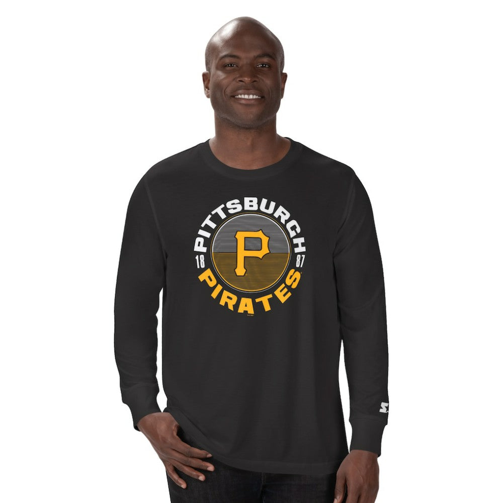 Pittsburgh Pirates Starter Halftime Long Sleeve T-Shirt - MLB T-shirts