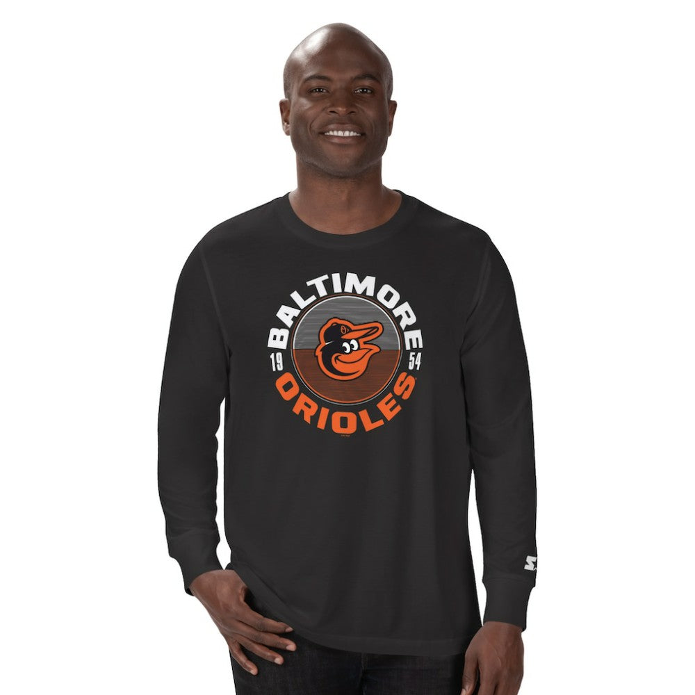Baltimore Orioles Starter Halftime Long Sleeve T-Shirt - MLB T-shirts