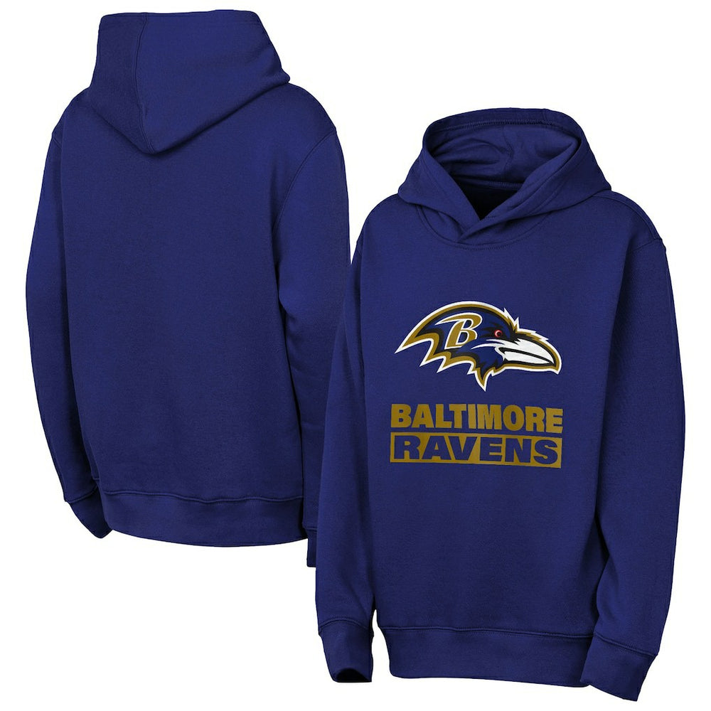 Baltimore Ravens Outerstuff Youth Back to Basics Hoodie | NFL Outlet