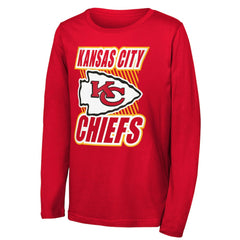 Kansas City Chiefs Outerstuff Youth Never Settle Long Sleeve T-Shirt | NFL US