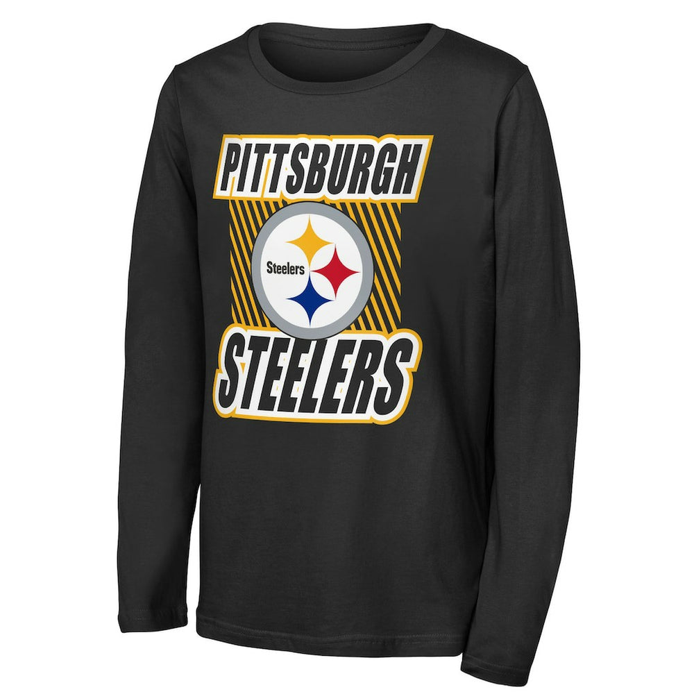 Pittsburgh Steelers Outerstuff Youth Never Settle Long Sleeve T-Shirt | NFL US