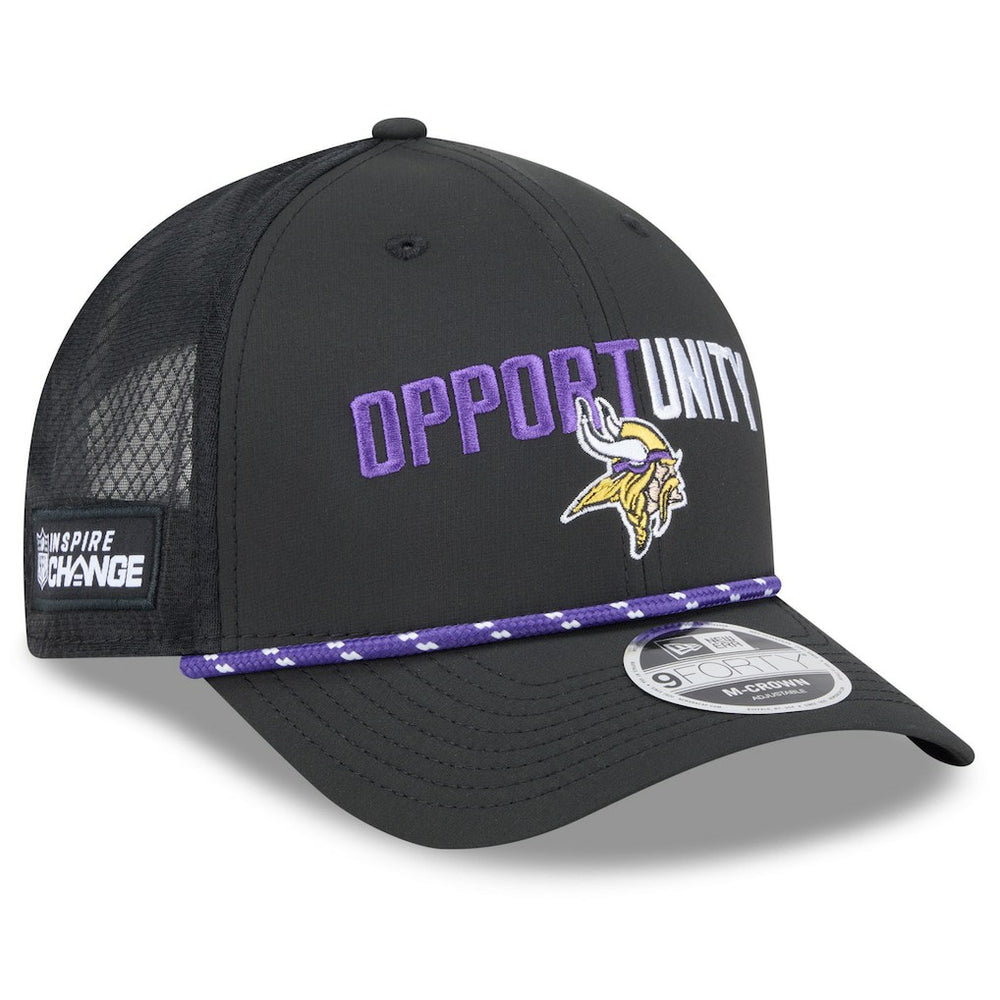 Minnesota Vikings 2025 Inspire Change 9FORTY M-Crown Adjustable Hat | NFL US
