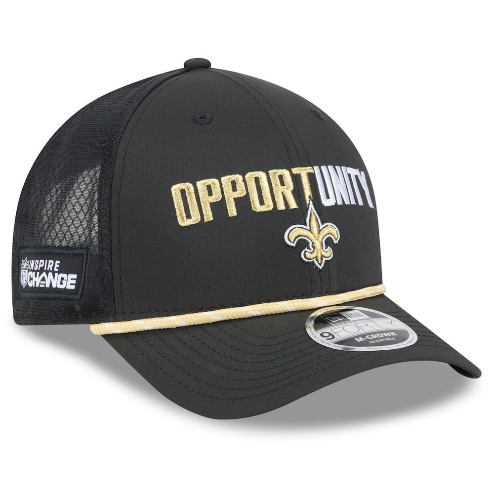 New Orleans Saints 2025 Inspire Change 9FORTY M-Crown Adjustable Hat | NFL Outlet