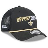 New Orleans Saints 2025 Inspire Change 9FORTY M-Crown Adjustable Hat | NFL Outlet