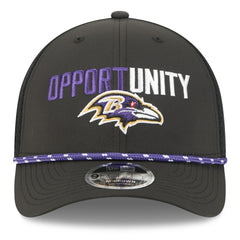 Baltimore Ravens 2025 Inspire Change 9FORTY M-Crown Adjustable Hat | NFL Hot