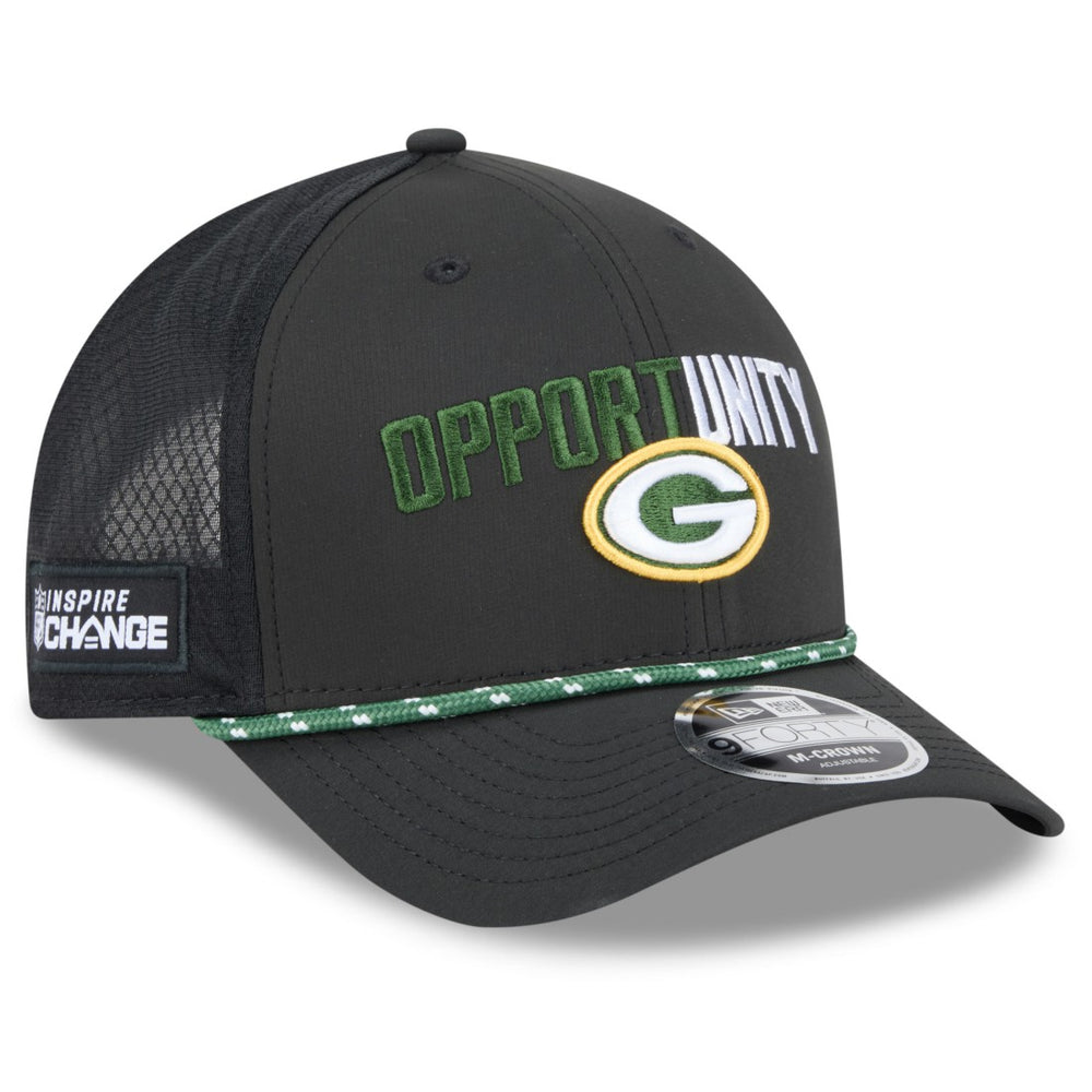 Green Bay Packers 2025 Inspire Change 9FORTY M-Crown Adjustable Hat | NFL Hot