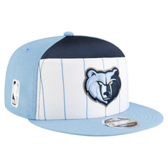 White/Light Blue Memphis Grizzlies Youth 2025 NBA Tip Off Split Panel 9FIFTY Snapback Hat | NBA