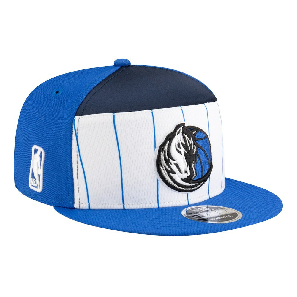 White/Blue Dallas Mavericks Youth 2025 NBA Tip Off Split Panel 9FIFTY Snapback Hat sale | NBA