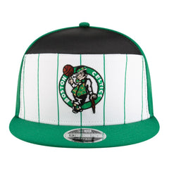 White/Kelly Green Boston Celtics Youth 2025 NBA Tip Off Split Panel 9FIFTY Snapback Hat | NBA